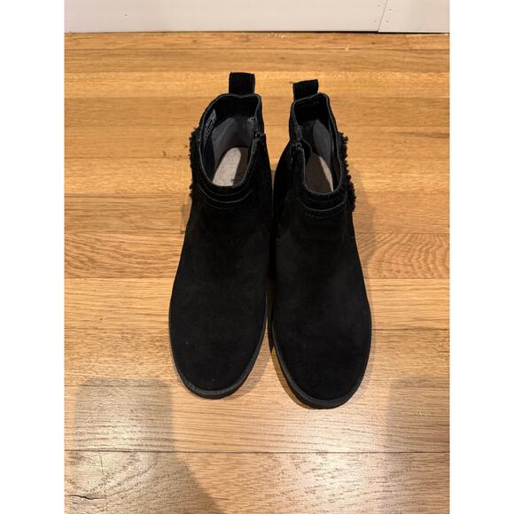 Vionic Aslynn Faux Fur Black Suede Ankle Boots – Women’s 8.5 (EU 40) - Picture 1 of 6
